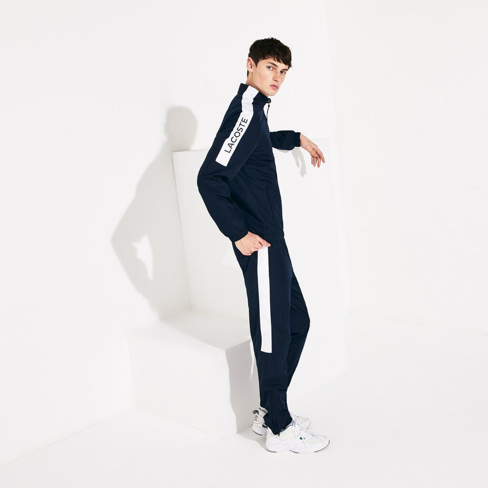 Men's SPORT Stand-up Neck Colorblock Tracksuit / Lacoste