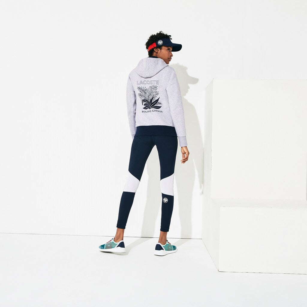 Women's SPORT Roland Garros Print Zip-Up Sweatshirt / Lacoste