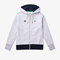 Women's SPORT Roland Garros Print Zip-Up Sweatshirt / Lacoste