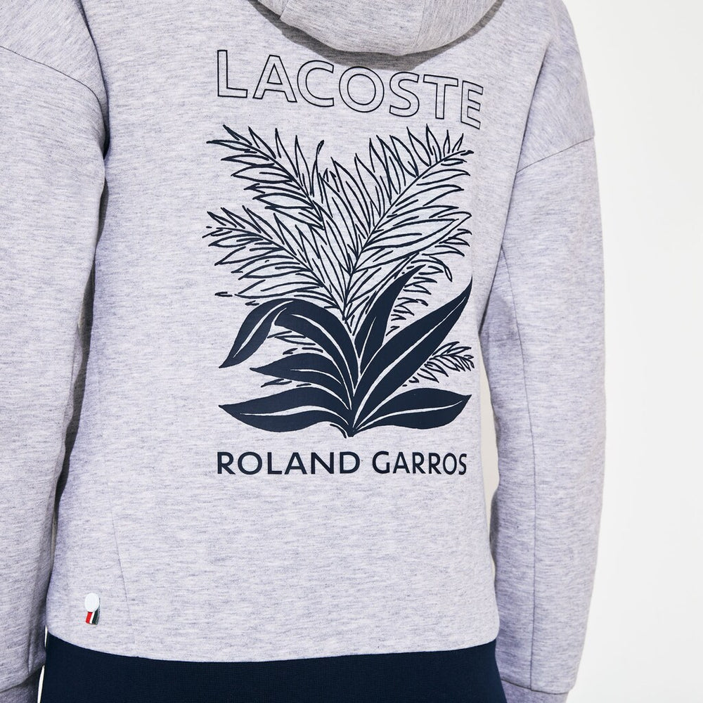Women's SPORT Roland Garros Print Zip-Up Sweatshirt / Lacoste