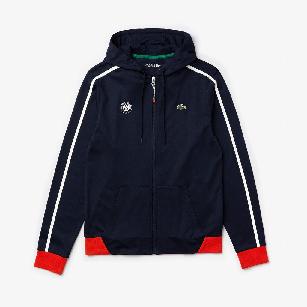 Men's SPORT Roland Garros Hooded Zip-Up Jacket / Lacoste