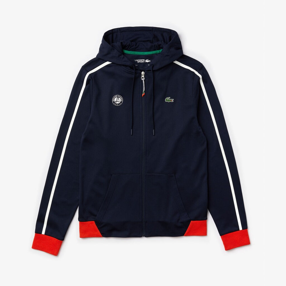 Men's SPORT Roland Garros Hooded Zip-Up Jacket / Lacoste
