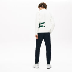 Men's Pleated Cotton-Silk Track Pants / Lacoste