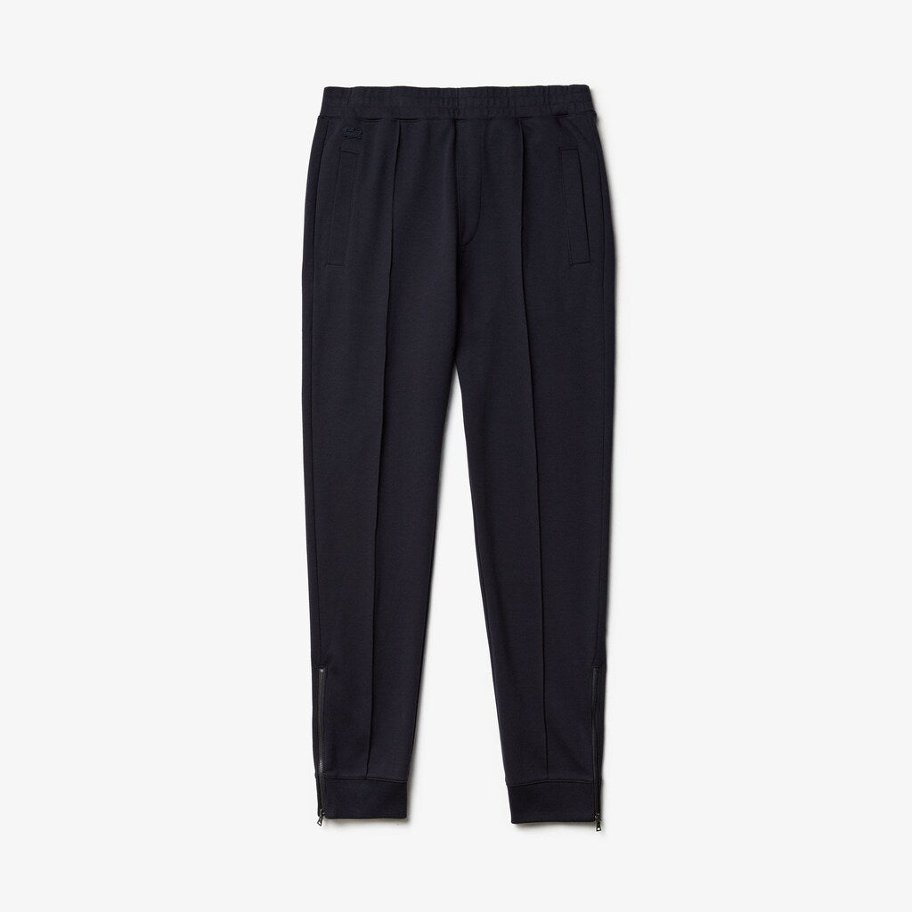 Men's Pleated Cotton-Silk Track Pants / Lacoste