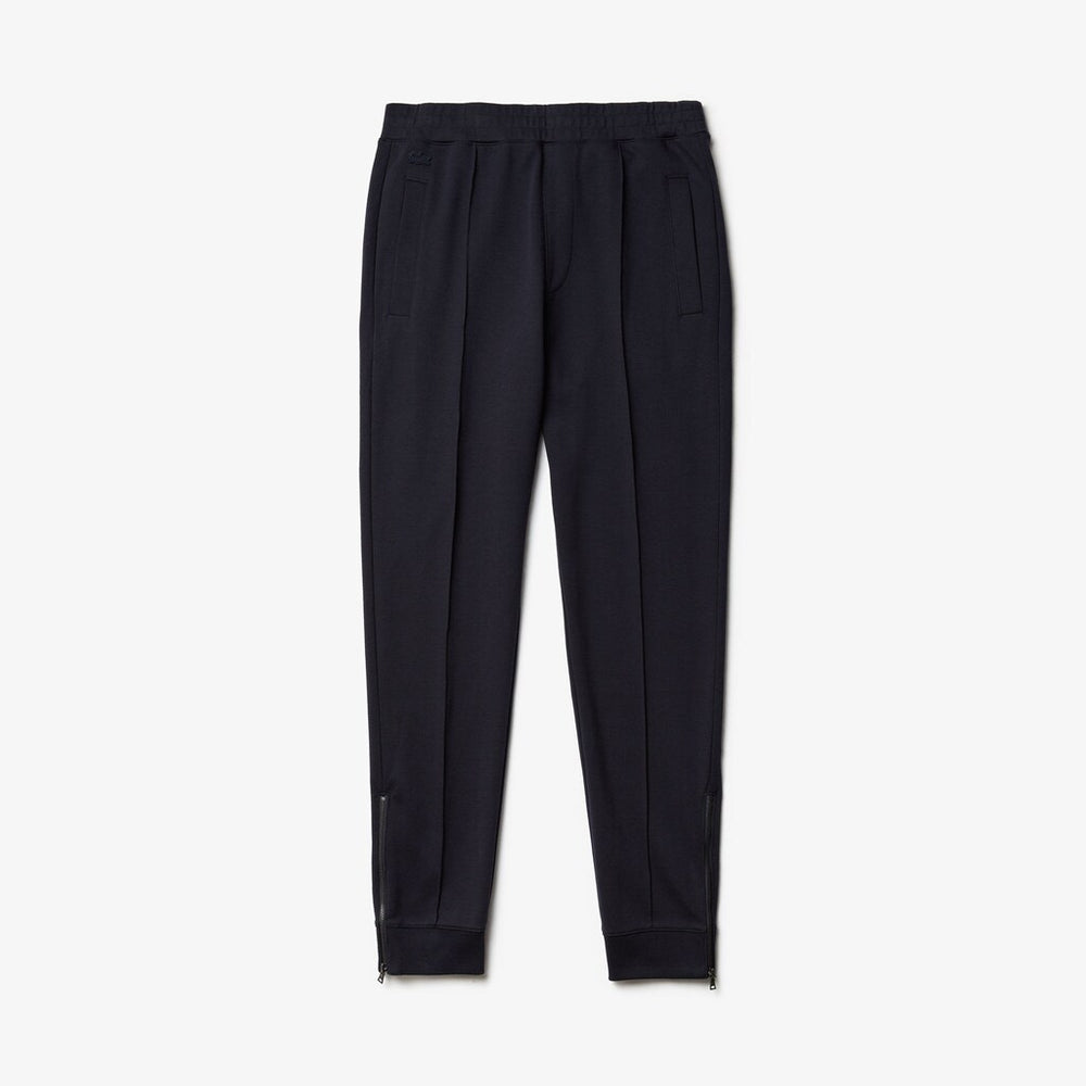 Men's Pleated Cotton-Silk Track Pants / Lacoste