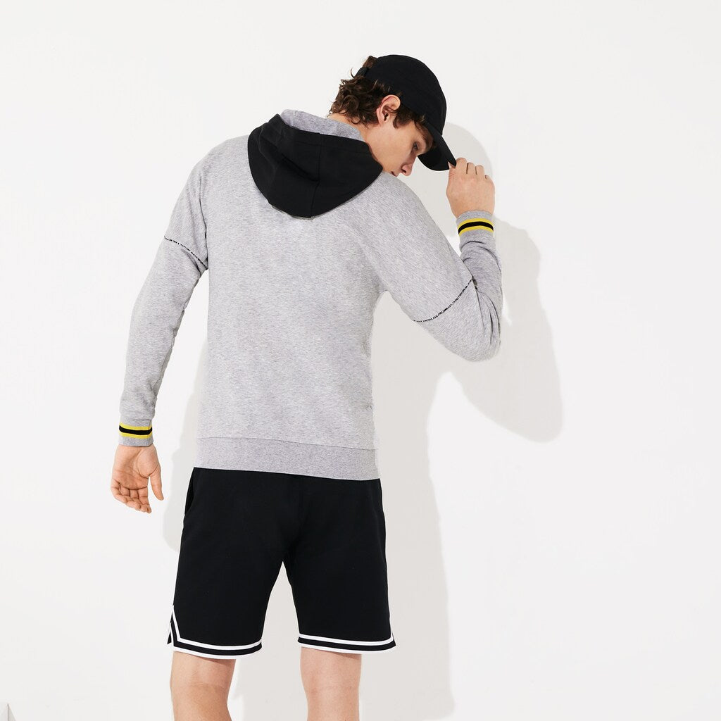 Men's SPORT Contrast-Hood Fleece Sweatshirt / Lacoste