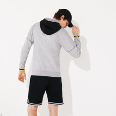 Men's SPORT Contrast-Hood Fleece Sweatshirt / Lacoste