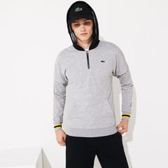 Men's SPORT Contrast-Hood Fleece Sweatshirt / Lacoste