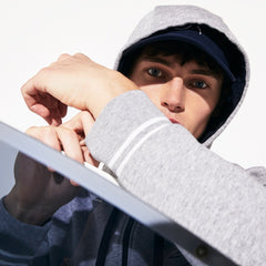 Men's SPORT Novak Djokovic Zippered Hoody Sweatshirt / Lacoste
