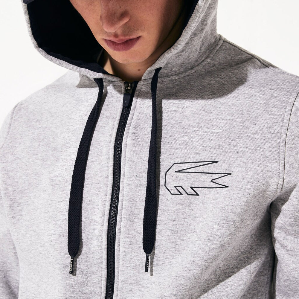 Men's SPORT Novak Djokovic Zippered Hoody Sweatshirt / Lacoste