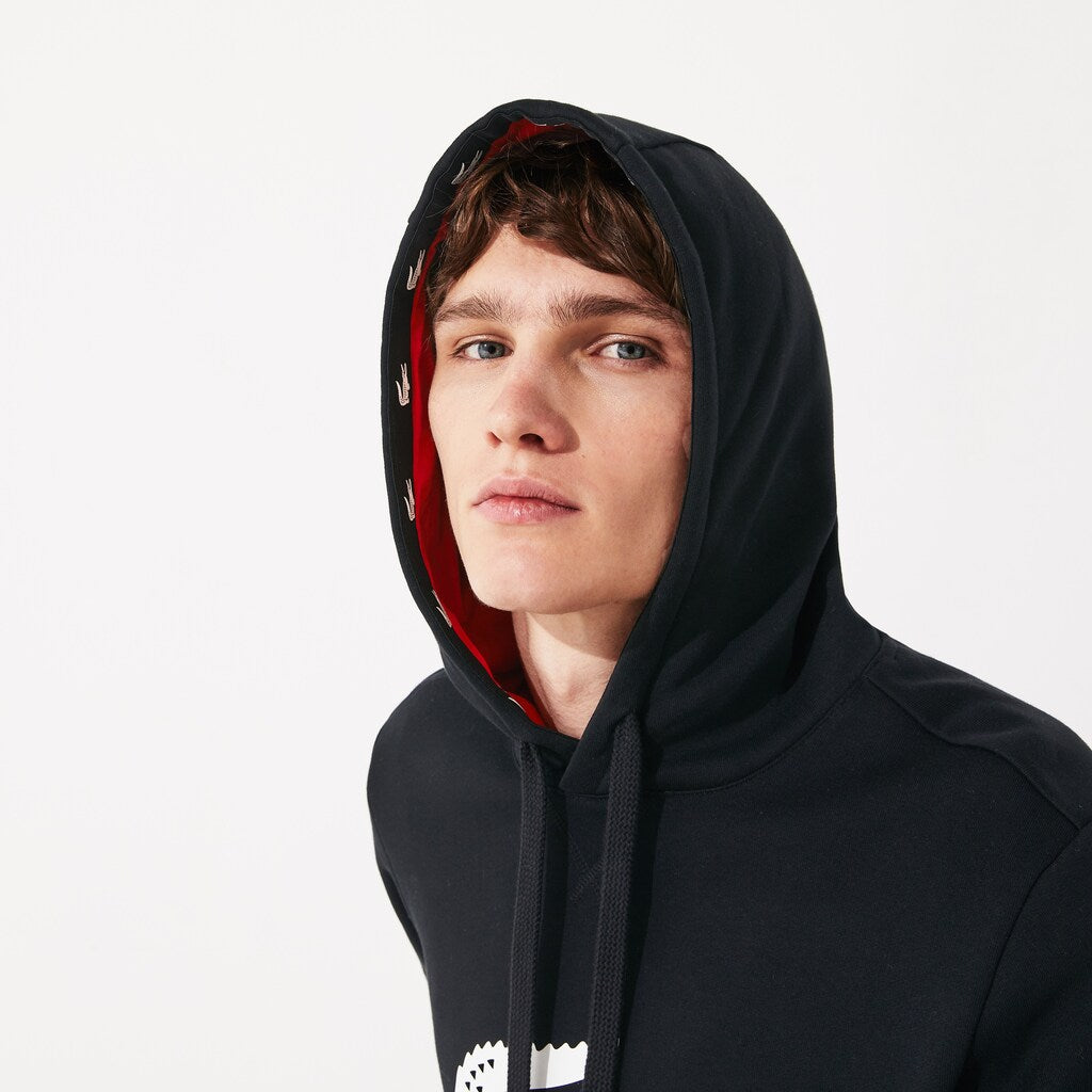Men's SPORT Oversize Croc Fleece Hoodie / Lacoste