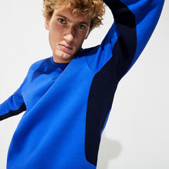 Men's SPORT Two-Tone Fleece Crew Neck Sweatshirt / Lacoste