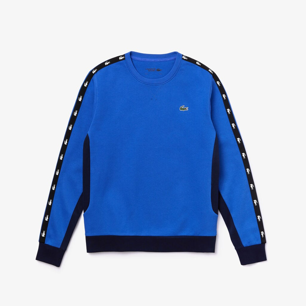 Men's SPORT Two-Tone Fleece Crew Neck Sweatshirt / Lacoste