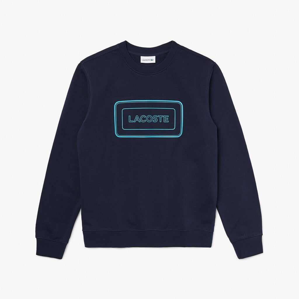Men's Motion Regular Fit Crew Neck Cotton Sweatshirt / Lacoste