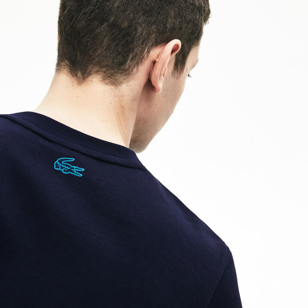 Men's Motion Regular Fit Crew Neck Cotton Sweatshirt / Lacoste
