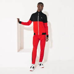 Men's SPORT Colorblock Resistant Piqué Zip Sweatshirt / Lacoste