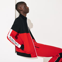 Men's SPORT Colorblock Resistant Piqué Zip Sweatshirt / Lacoste