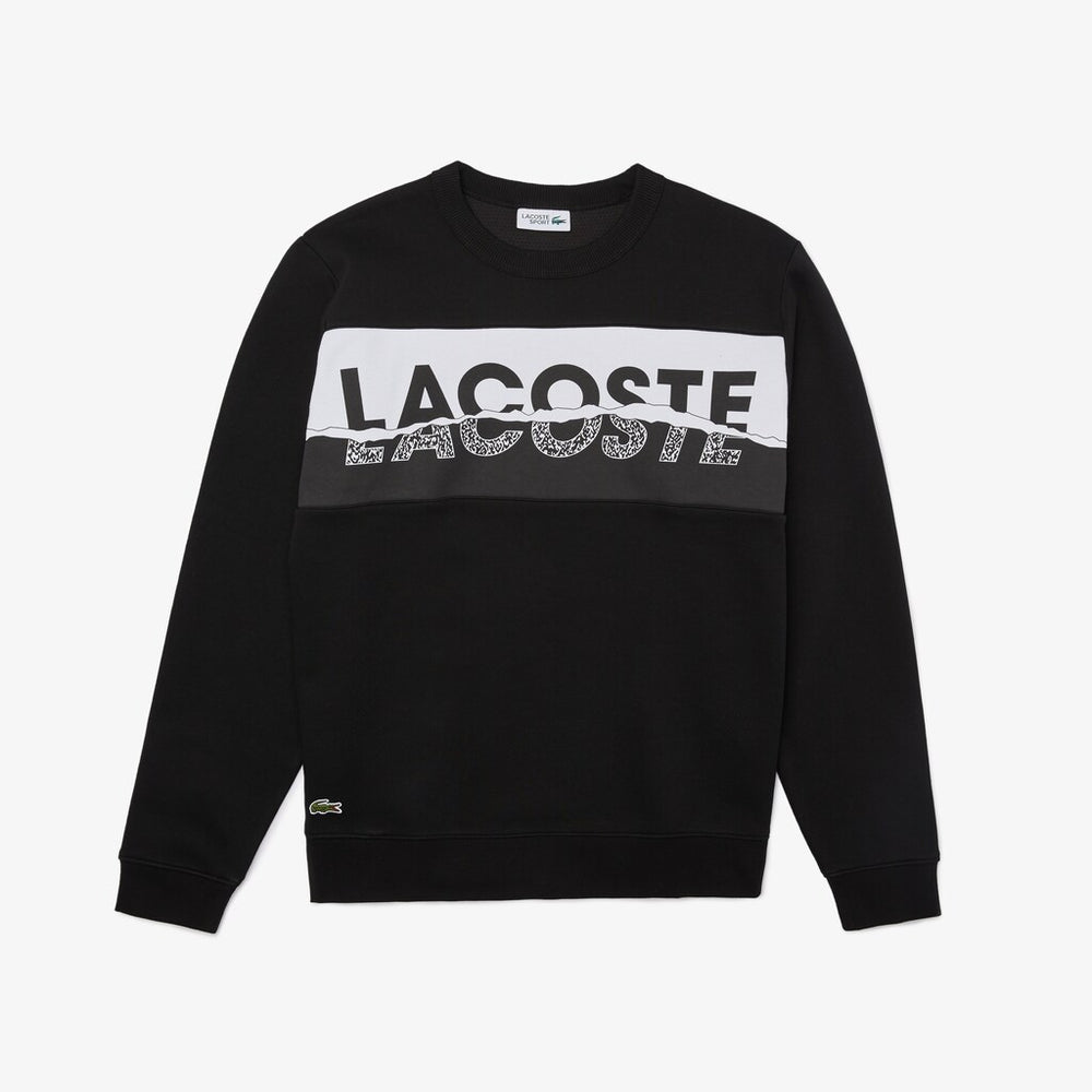 Men's SPORT Graphic Print Fleece Sweatshirt / Lacoste