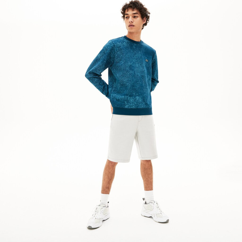 Men's Motion Textured Crew Neck Sweatshirt / Lacoste