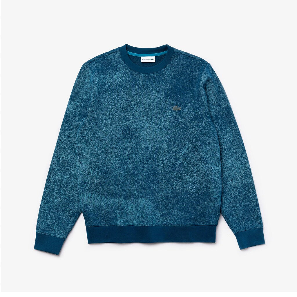 Men's Motion Textured Crew Neck Sweatshirt / Lacoste