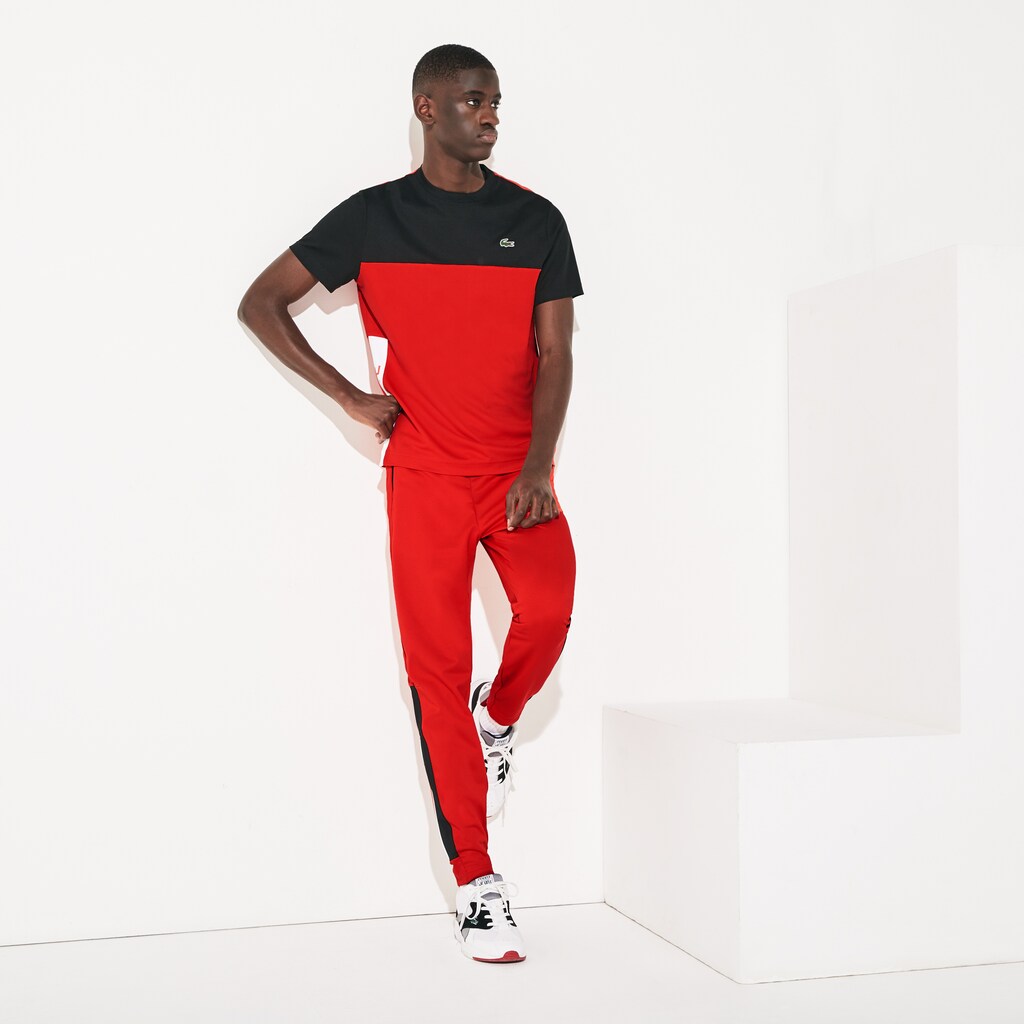 Men's SPORT Colorblock Tricot Sweatpants / Lacoste