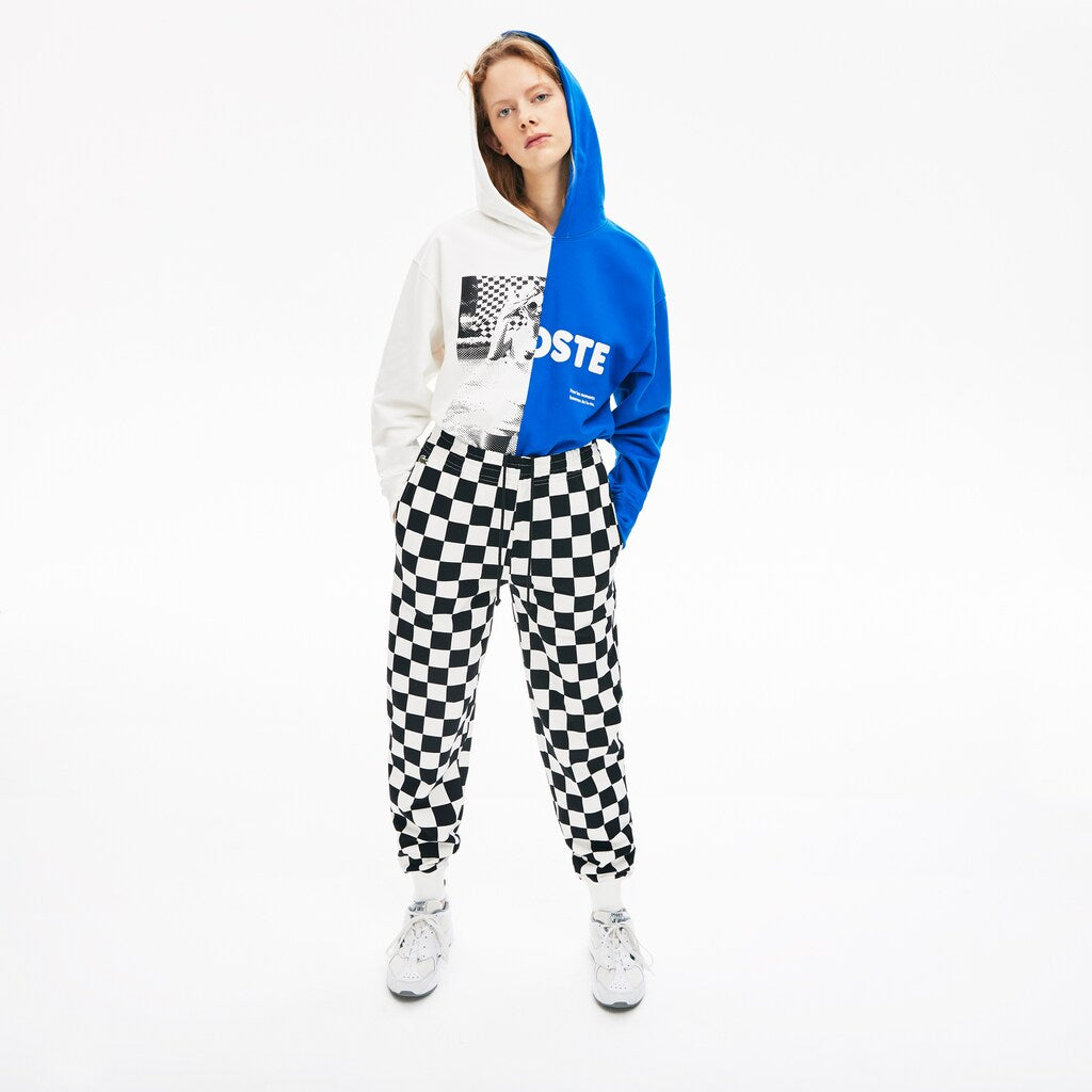 Unisex LIVE BiColor Print Fleece Sweatshirt / Lacoste