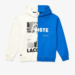 Unisex LIVE BiColor Print Fleece Sweatshirt / Lacoste