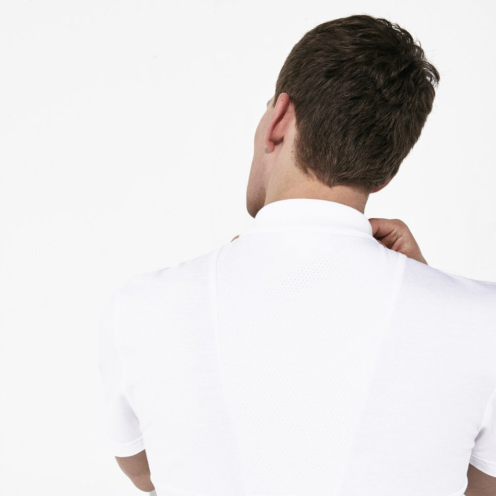 Men's SPORT Racing Stripe Lightweight Cotton Polo / Lacoste