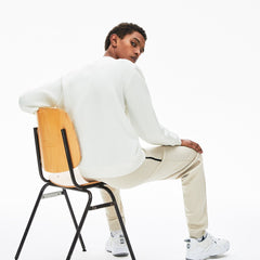 Men's Signature Print Crew Neck Sweatshirt / Lacoste