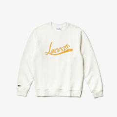 Men's Signature Print Crew Neck Sweatshirt / Lacoste