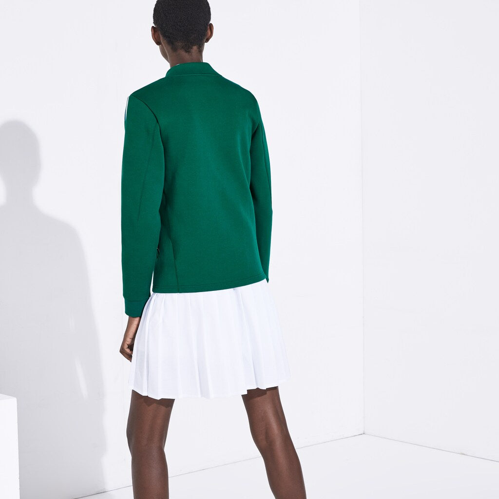 Women's SPORT Roland Garros V-Neck Zip-Up Sweatshirt / Lacoste