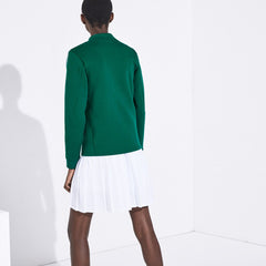 Women's SPORT Roland Garros V-Neck Zip-Up Sweatshirt / Lacoste