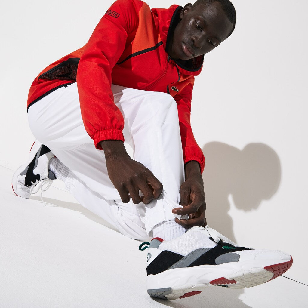 Men's SPORT Mesh Inset Hooded Colorblock Tracksuit / Lacoste