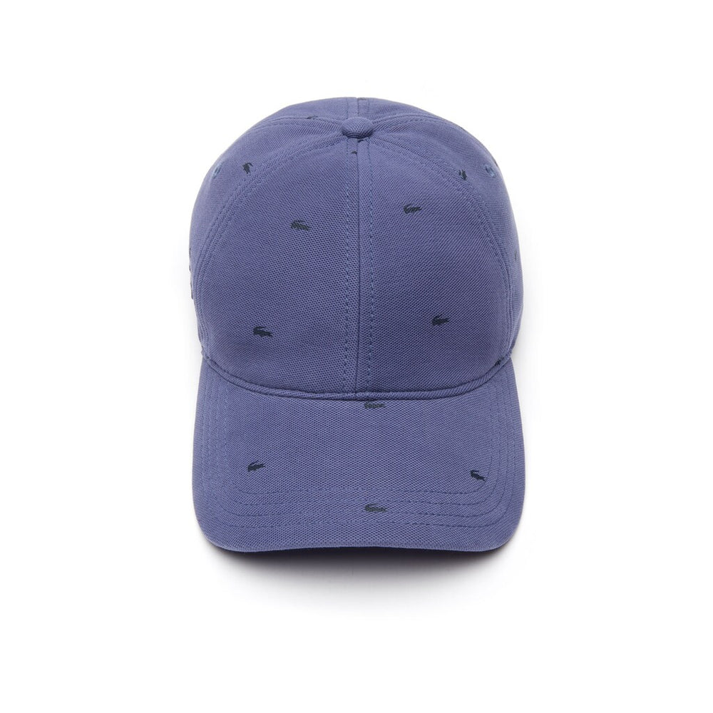 Men's Crocodile-Print Cotton Piqué Cap / Lacoste