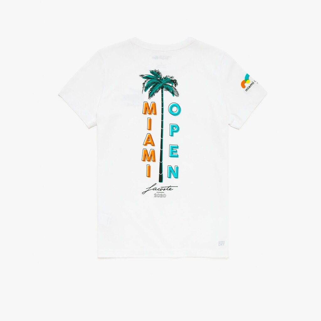 Women's SPORT Miami Open Palm Tree Print T-shirt / Lacoste