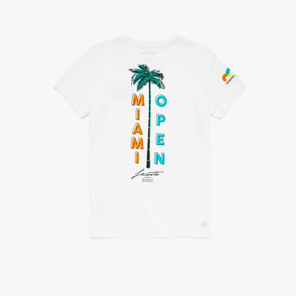 Women's SPORT Miami Open Palm Tree Print T-shirt / Lacoste