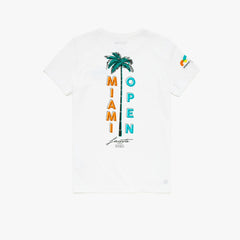 Women's SPORT Miami Open Palm Tree Print T-shirt / Lacoste
