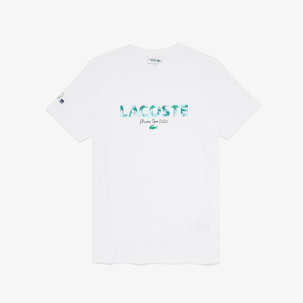 Men's SPORT Miami Open Print Breathable T-shirt / Lacoste