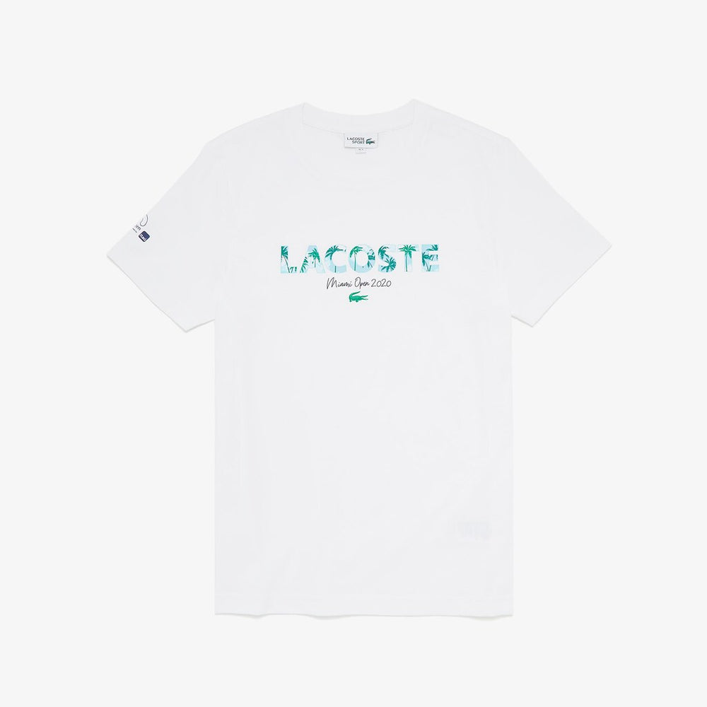 Men's SPORT Miami Open Print Breathable T-shirt / Lacoste