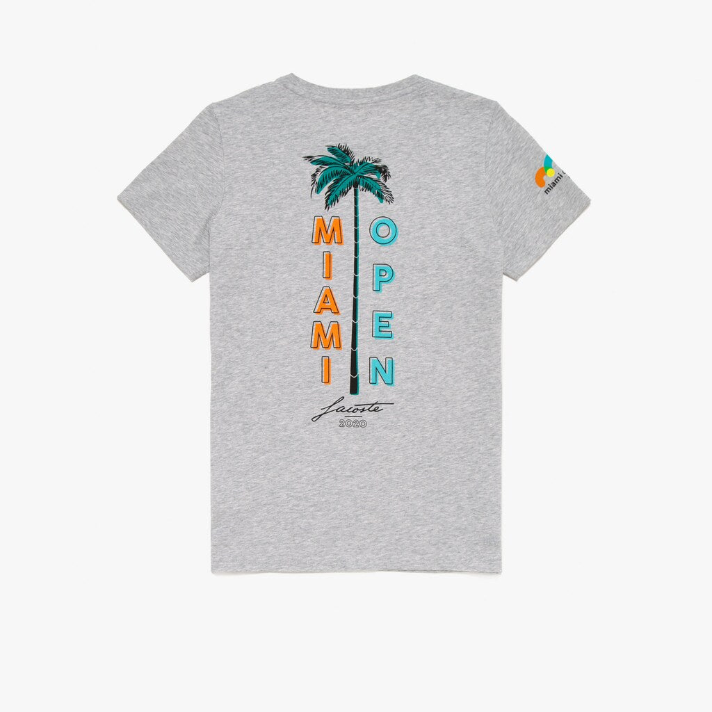 Women's SPORT Miami Open Palm Tree Print T-shirt / Lacoste