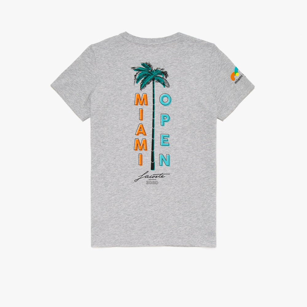 Women's SPORT Miami Open Palm Tree Print T-shirt / Lacoste