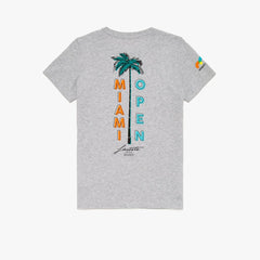 Women's SPORT Miami Open Palm Tree Print T-shirt / Lacoste