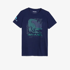 Women's SPORT Miami Open Crocodile Print T-shirt / Lacoste