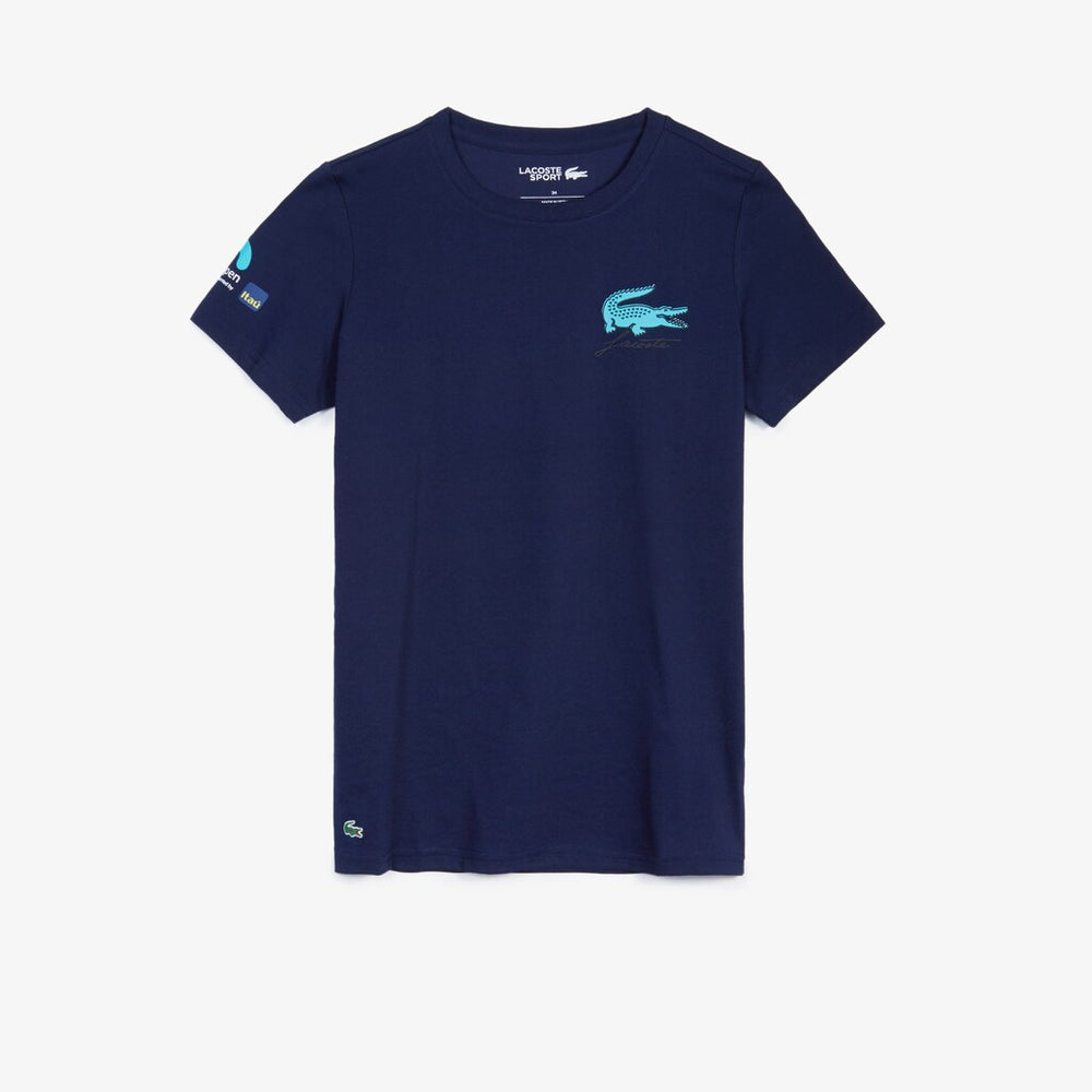 Women's SPORT Miami Open Palm Tree Print T-shirt / Lacoste