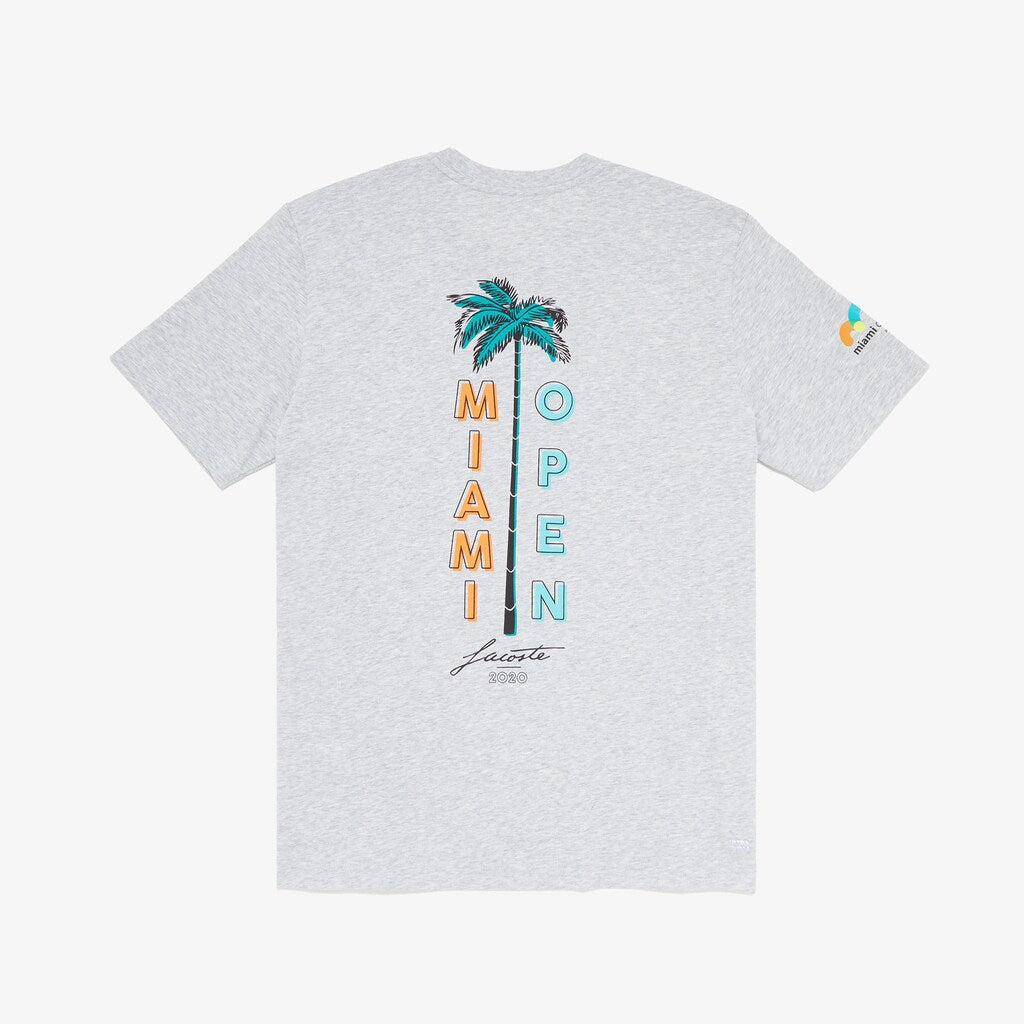 Men's SPORT Miami Open Crew Neck Graphic Tee / Lacoste