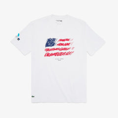 Men's SPORT Miami Open Flag Print T-shirt / Lacoste