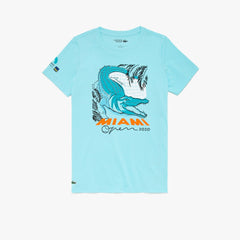 Women's SPORT Miami Open Crocodile Print T-shirt / Lacoste