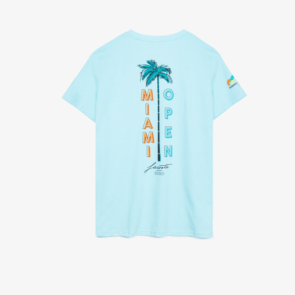 Women's SPORT Miami Open Palm Tree Print T-shirt / Lacoste