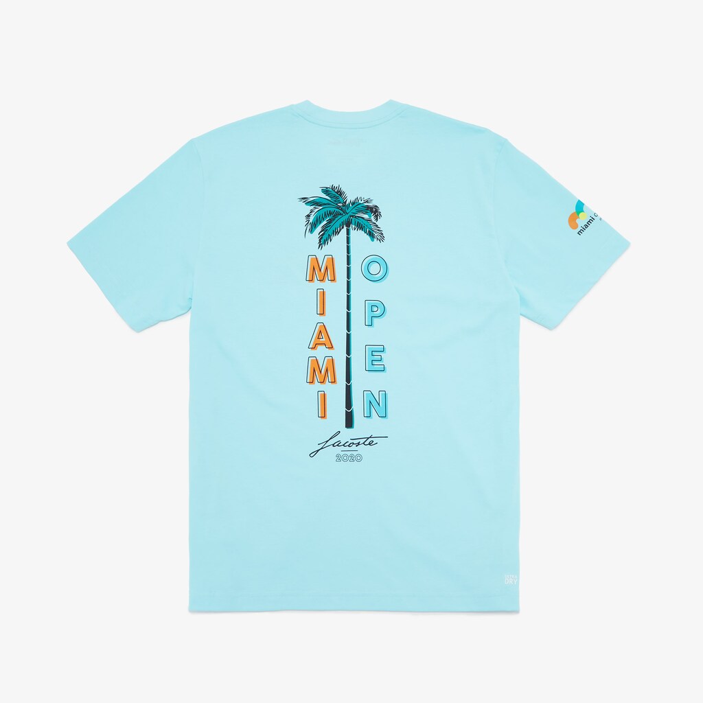Men's SPORT Miami Open Crew Neck Graphic Tee / Lacoste