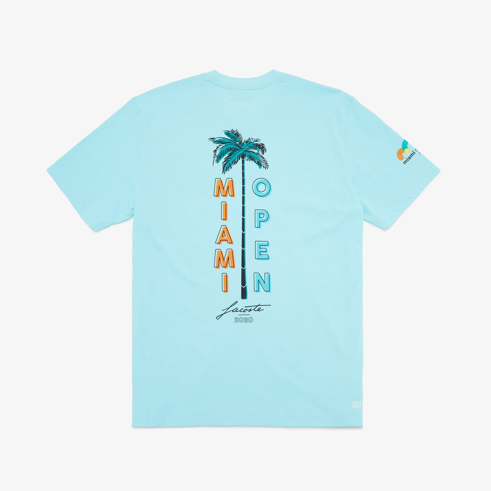 Men's SPORT Miami Open Crew Neck Graphic Tee / Lacoste